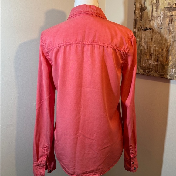 Halogen Salmon Button Down Top‎ | Women’s S - Picture 4 of 7